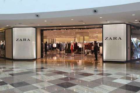 shopping mall zara