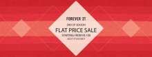 Forever 21 End of Season Flat Price Sale in Hyderabad