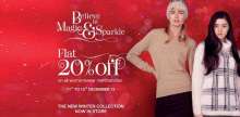 Marks & Spencer - Believe in Magic & Sparkle offers from 11 to 15 December 2013. Get Flat 20% off on all womenswear merchandise.