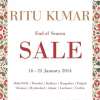 Ritu Kumar, End Of Season Sale, Up to 70% off, 16 to 25 January 2014, Delhi NCR, Mumbai, Kolkata, Bangalore, Punjab, Chennai, Hyderabad, Jaipur, Lucknow, Cochin