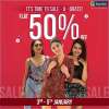 It's time to Sale-A-Brate at Inorbit Cyberabad with the Flat 50% off Sale